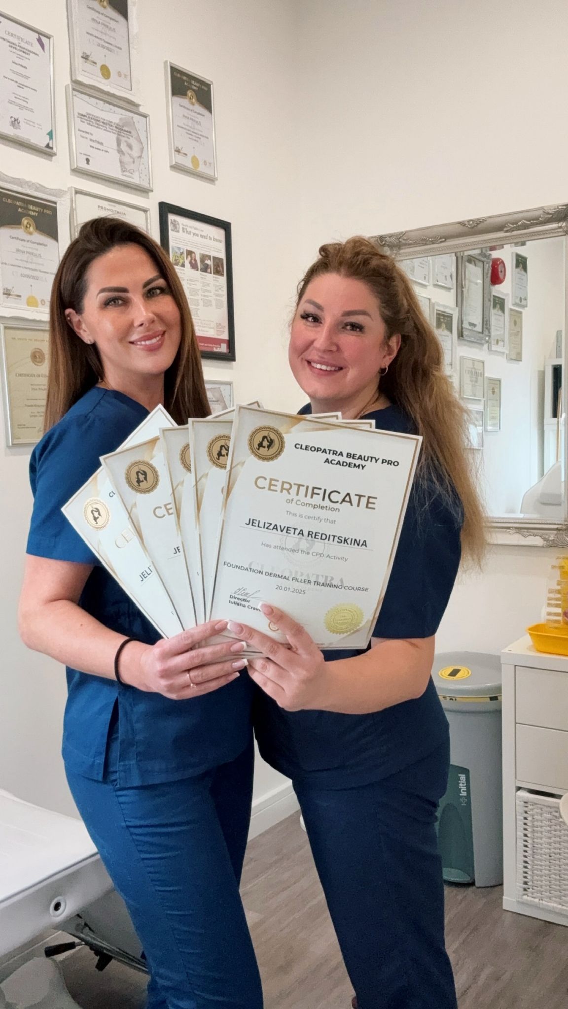 Aesthetic training course session