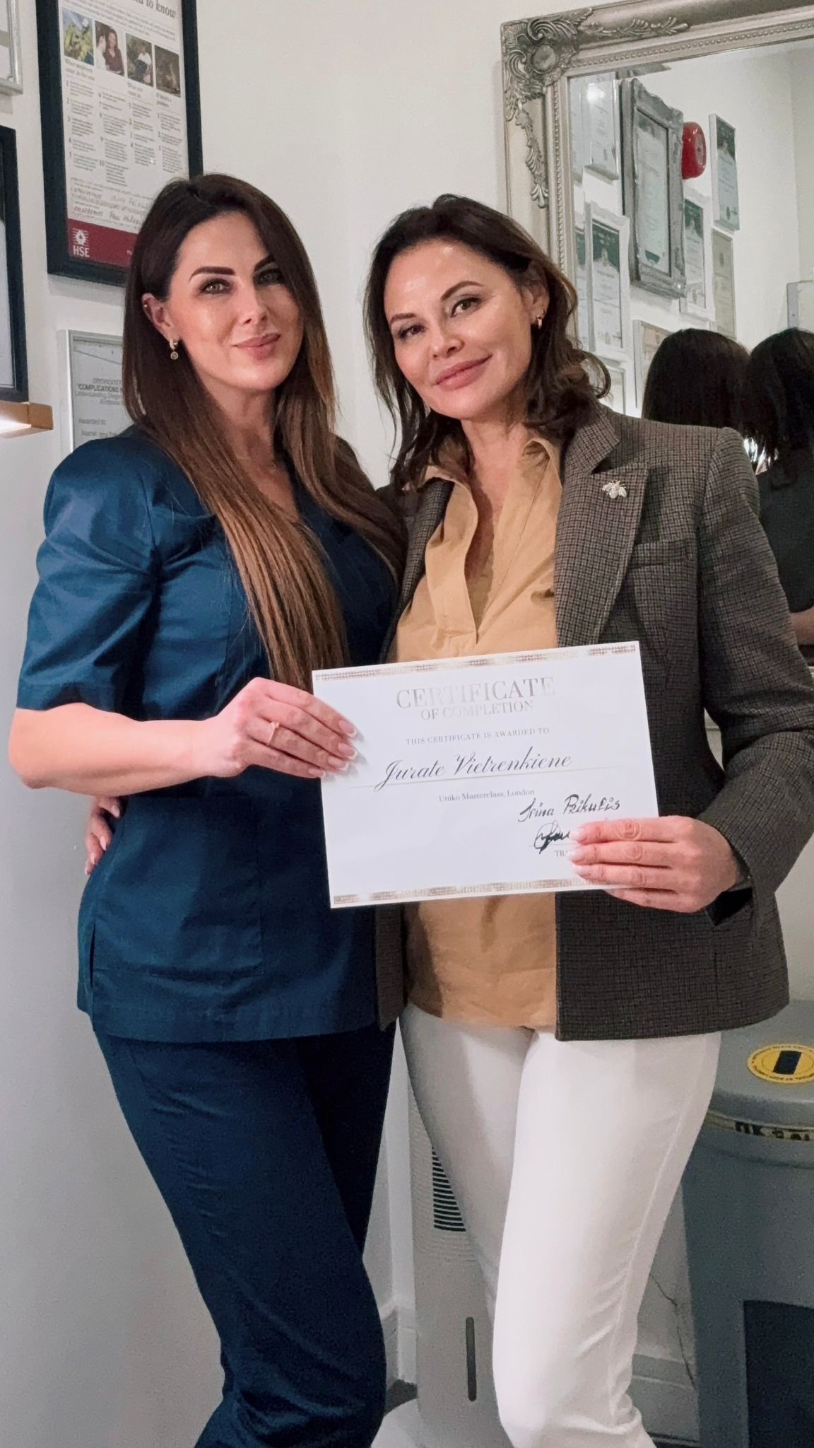 Aesthetic training course session