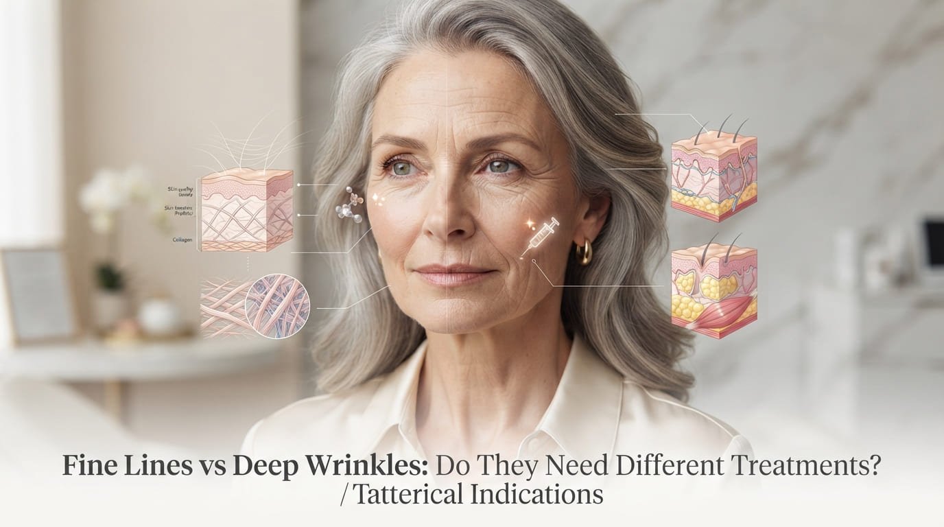 Fine Lines vs Deep Wrinkles: Do They Need Different Treatments?