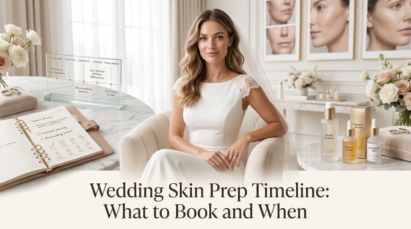 Wedding Skin Prep Timeline: What to Book and When